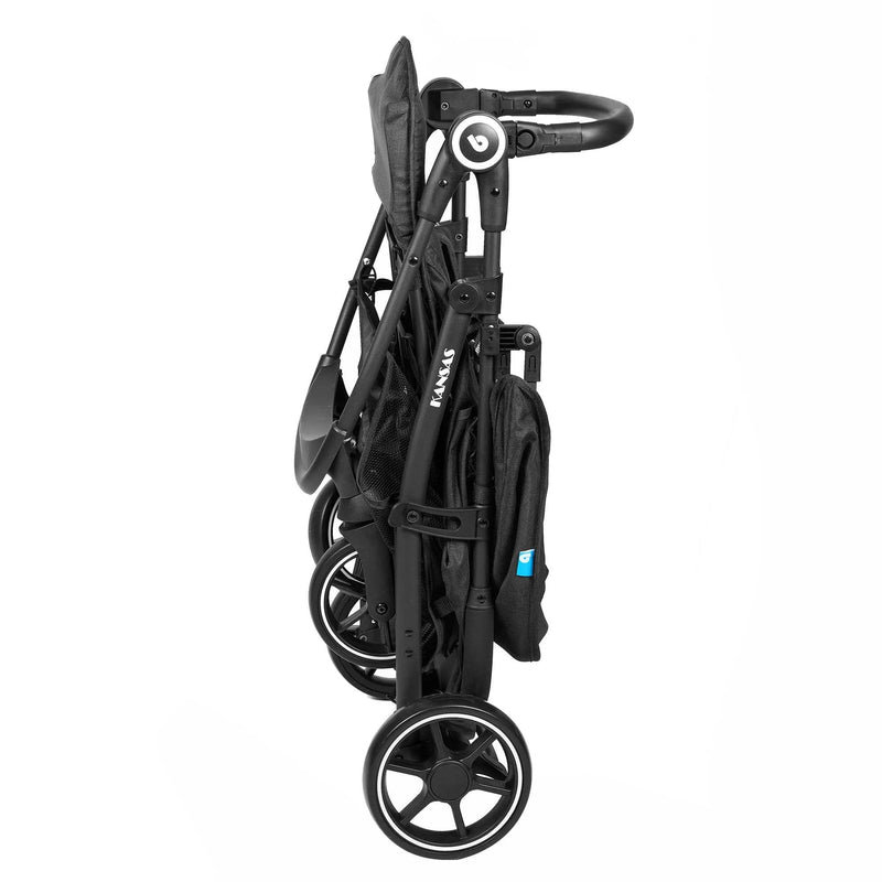 Coche Travel System Kansas RS-13551-4 Negro, Bebeglo - Kidsclub