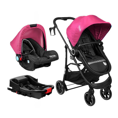 Coche Travel System Oregon RS-13553-2 Fucsia, Bebeglo - Kidsclub
