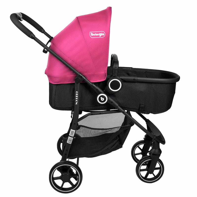 Coche Travel System Oregon RS-13553-2 Fucsia, Bebeglo - Kidsclub