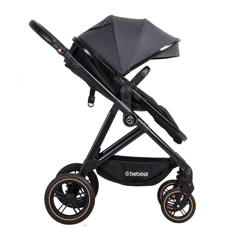 Coche Cuna Paseo Street Gris, Bebesit - Kidsclub