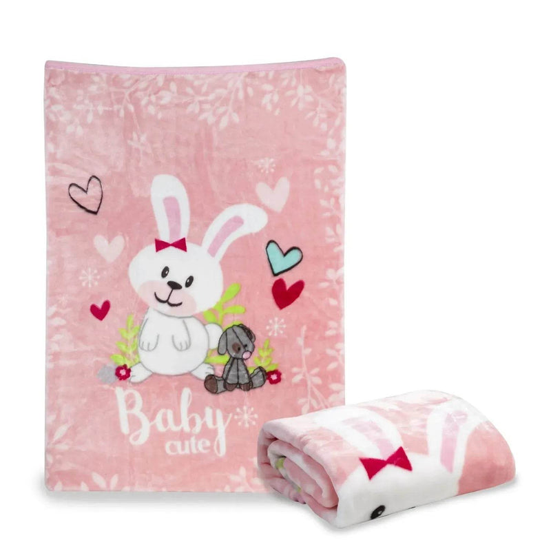 Frazada Conejo Rosa, Bebesit - Kidsclub