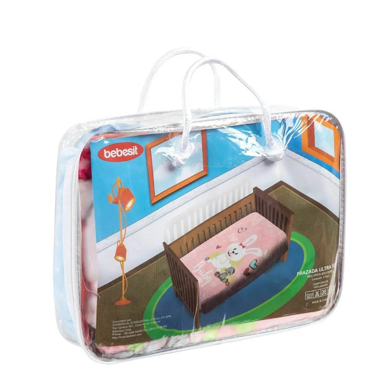 Frazada Conejo Rosa, Bebesit - Kidsclub