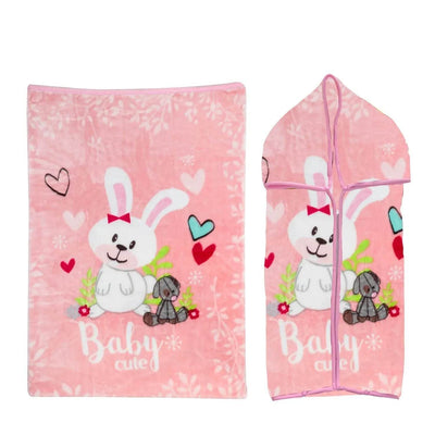 Saco con Broche Conejo Rosa, Bebesit - Kidsclub