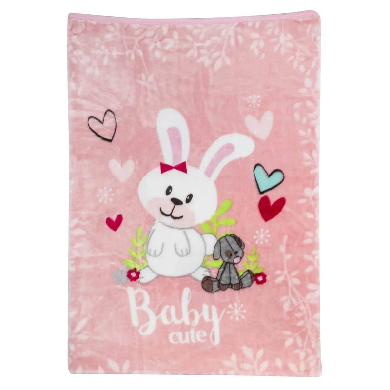 Saco con Broche Conejo Rosa, Bebesit - Kidsclub