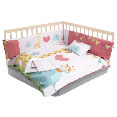 Set de Cuna Jirafa 5 Piezas, Bebesit - Kidsclub
