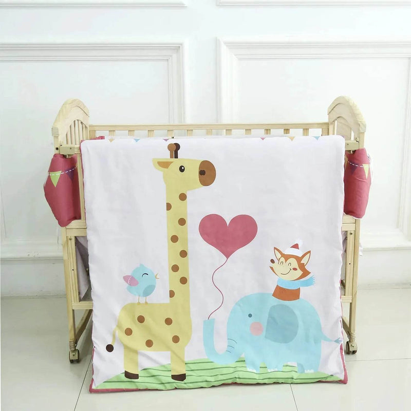 Set de Cuna Jirafa 5 Piezas, Bebesit - Kidsclub