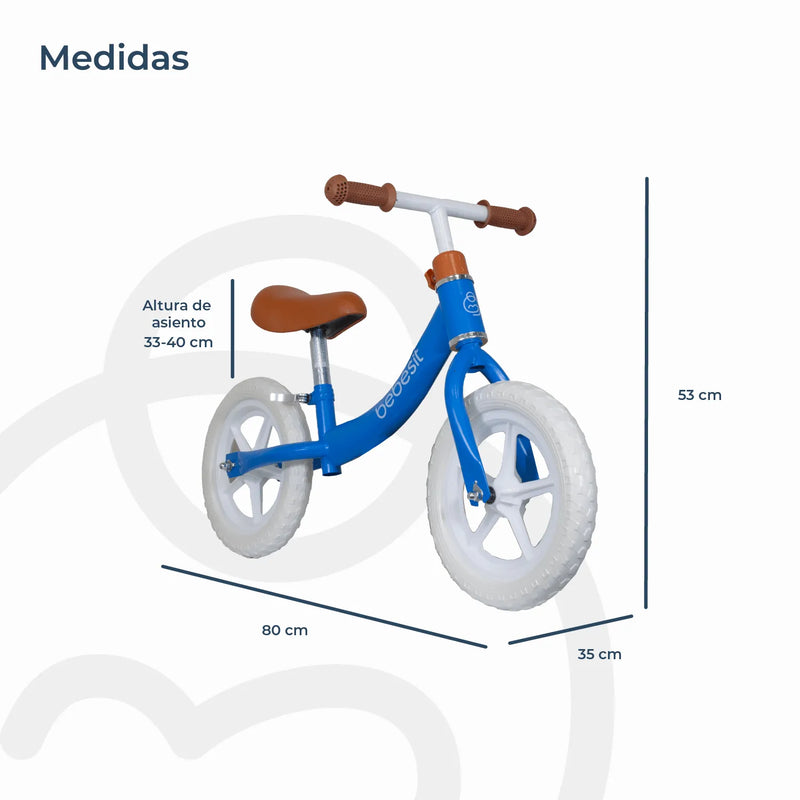 Bicicleta De Aprendizaje Ride Azul Bebesit - Kidsclub