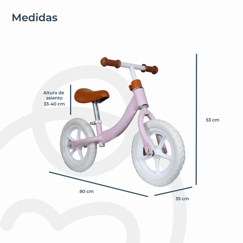 Bicicleta De Aprendizaje Ride Rosado Bebesit - Kidsclub