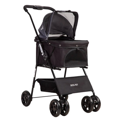 Coche Mascotas Plegable Easy Perro Gato Negro BeePet by, Bebesit - Kidsclub
