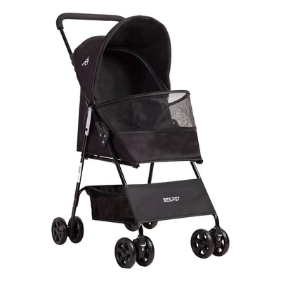 Coche Mascota Plegable Light Perro Gato Negro BeePet by, Bebesit - Kidsclub