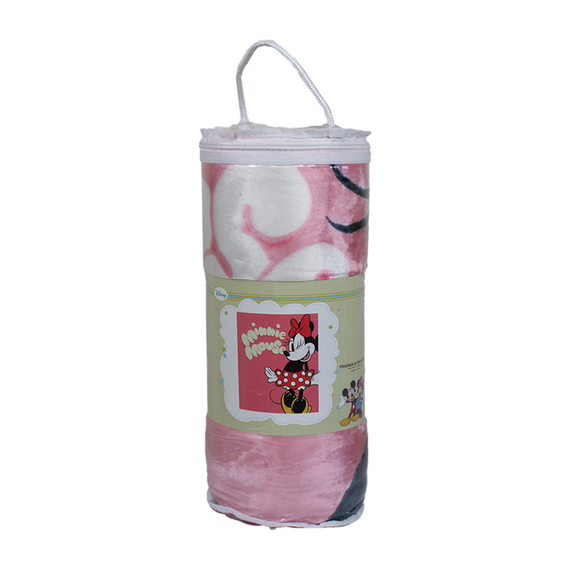Frazada Ultra Soft Minnie Mouse 110x140cm Rosado Disney