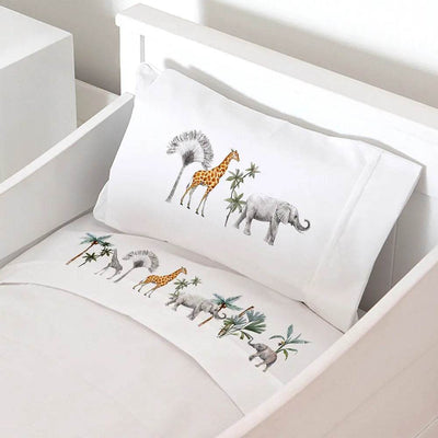 Juego de Sábanas Cuna - Africa, Tuyo Print - Kidsclub