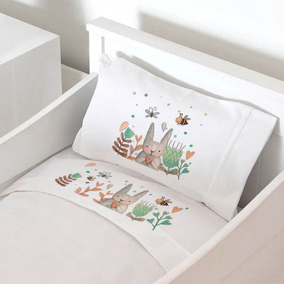 Juego de Sábanas Colecho - Conejito, Tuyo Print - Kidsclub