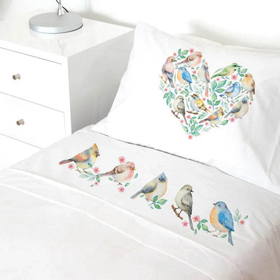 Juego de Sábanas Transición - Pajaritos, Tuyo Print - Kidsclub