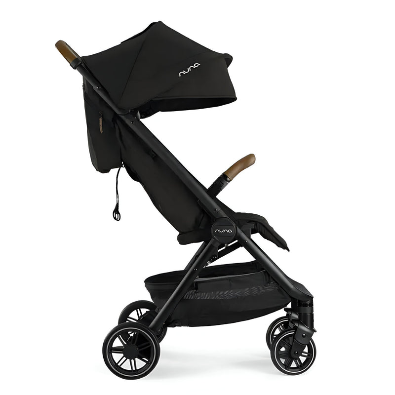Coche de Paseo Nuna TRVL Negro con Plegado Automático