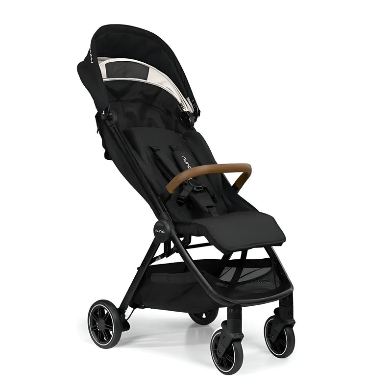Coche de Paseo Nuna TRVL Negro con Plegado Automático