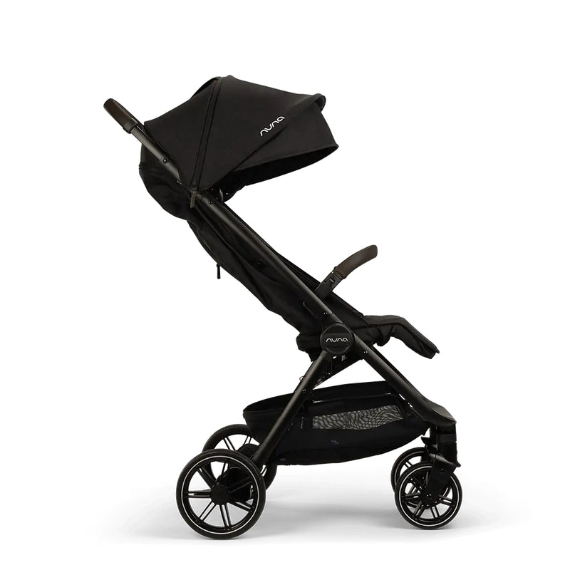 Coche de Paseo Nuna TRVL LX Caviar con Plegado Automático