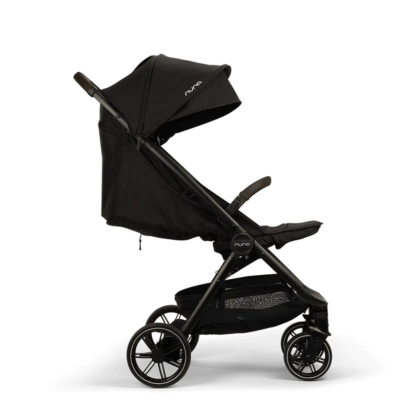 Coche de Paseo Nuna TRVL LX Caviar con Plegado Automático