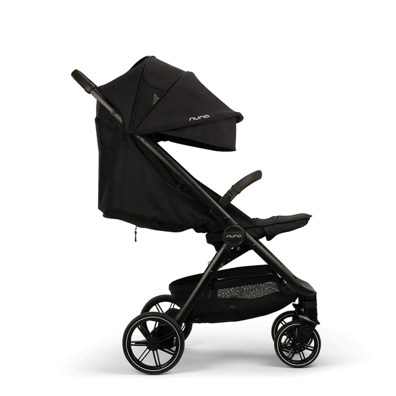 Coche de Paseo Nuna TRVL LX Caviar con Plegado Automático