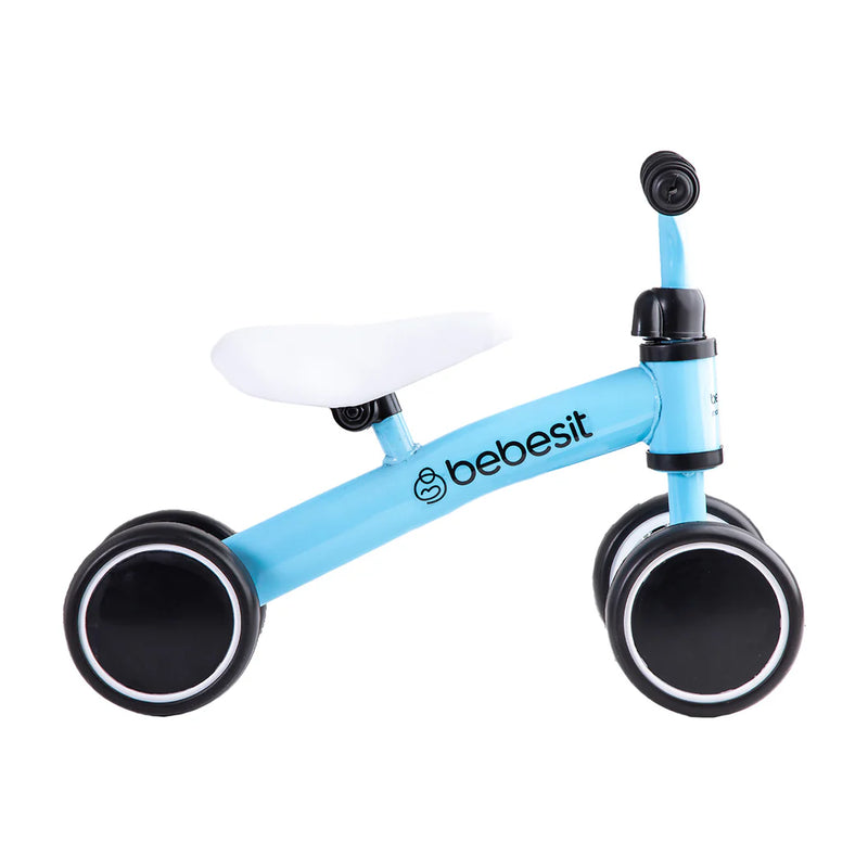 Bicicleta Triciclo Aprendizaje 4 Ruedas XT02 Azul, Bebesit