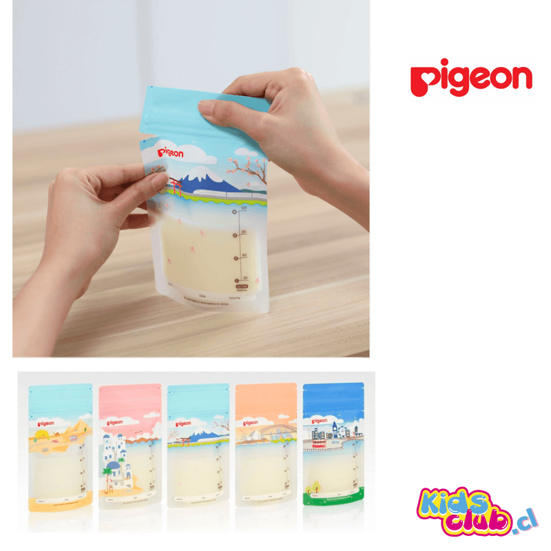 BOLSAS PIGEON PARA LECHE MATERNA 120ML 25 u. HOLIDAY - KIDSCLUB Tienda ONLINE