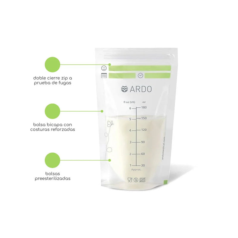 Bolsas De Almacenamiento Leche Materna Easy Store 50 Uns, Ardo