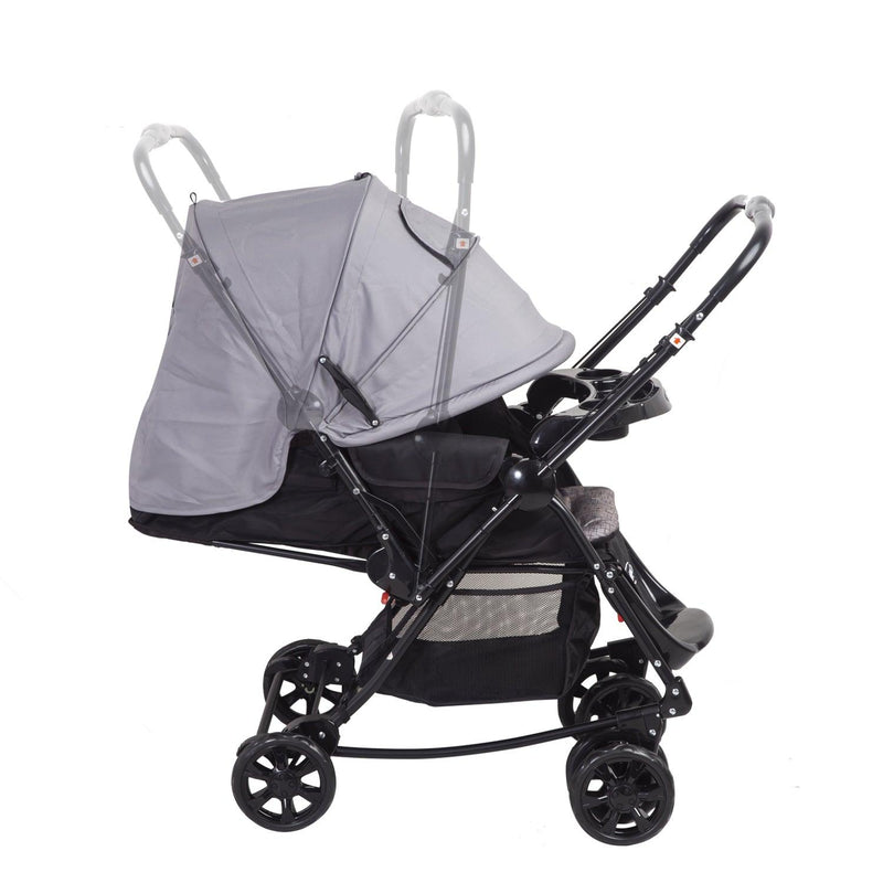 Coche Cuna Balancin SX Gris - KIDSCLUB Tienda ONLINE