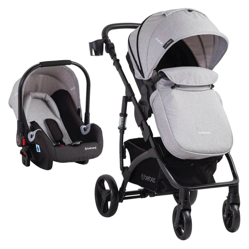 Coche Cuna travel system Explorer LX Gris, Bebesit - Kidsclub