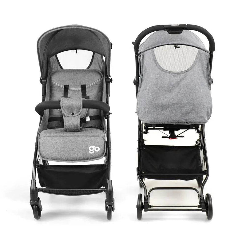 Coche de paseo Go gris, BBpro - Kidsclub