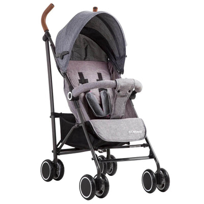 Coche Paragua Clap Melange Gris, Bebesit - Kidsclub