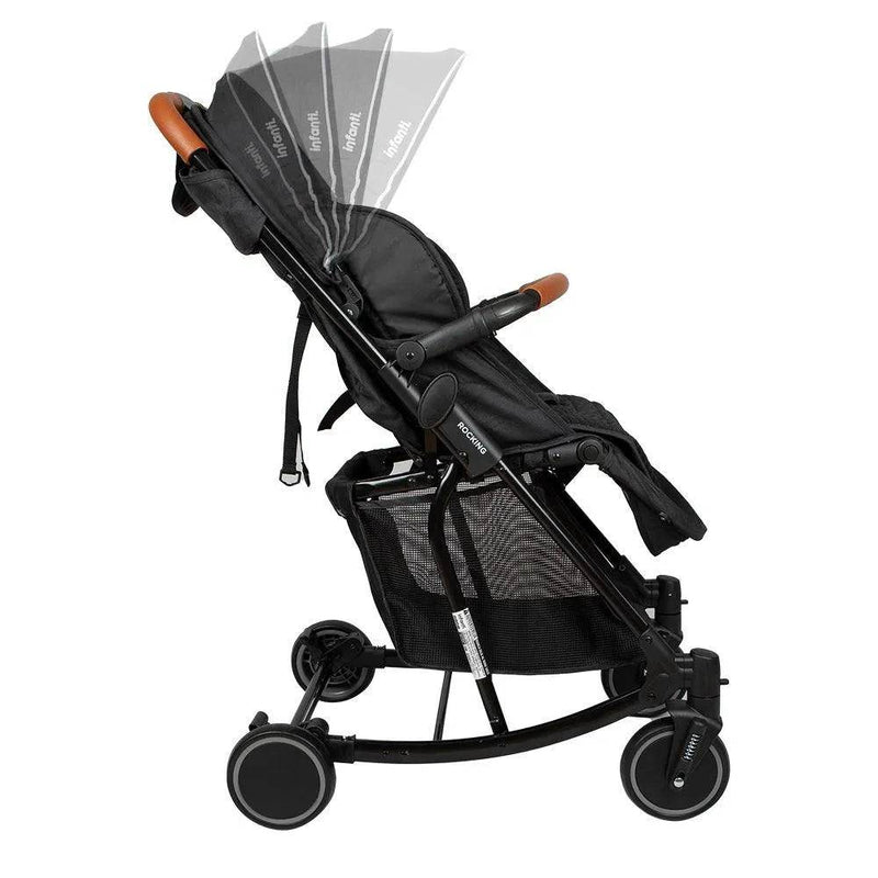 Coche paseo rocking black, Infanti - Kidsclub