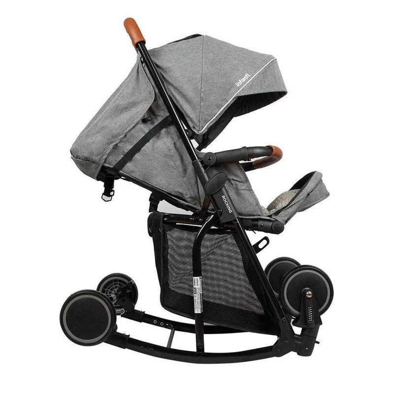 Coche paseo rocking grey, Infanti - Kidsclub