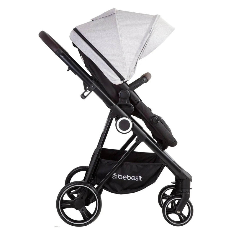Coche Travel System Cosmos Gris, Bebesit - Kidsclub