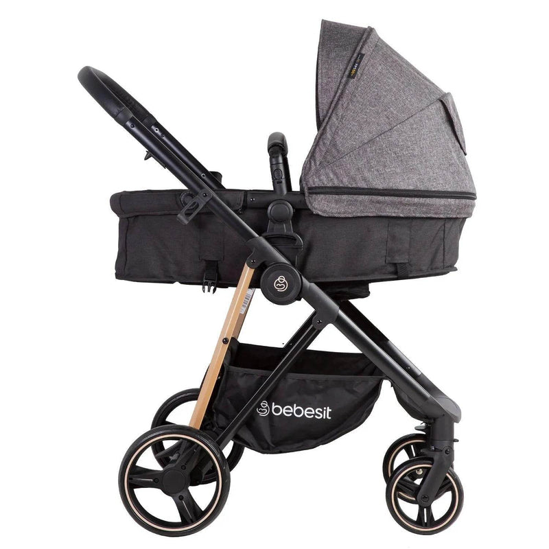 Coche Travel System Cosmos Negro, Bebesit - Kidsclub
