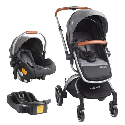 Coche Travel System Deluxe 360° SX Gris, Bebesit - Kidsclub