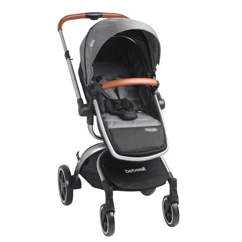 Coche Travel System Deluxe 360° SX Gris, Bebesit - Kidsclub