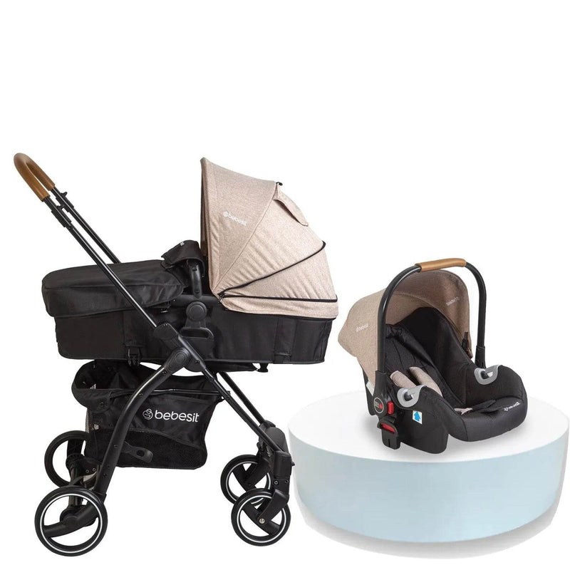 Coche Travel System Fénix Beige, Bebesit - Kidsclub