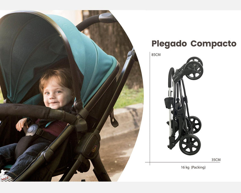 Coche Travel System Fénix Rosa - KIDSCLUB Tienda ONLINE