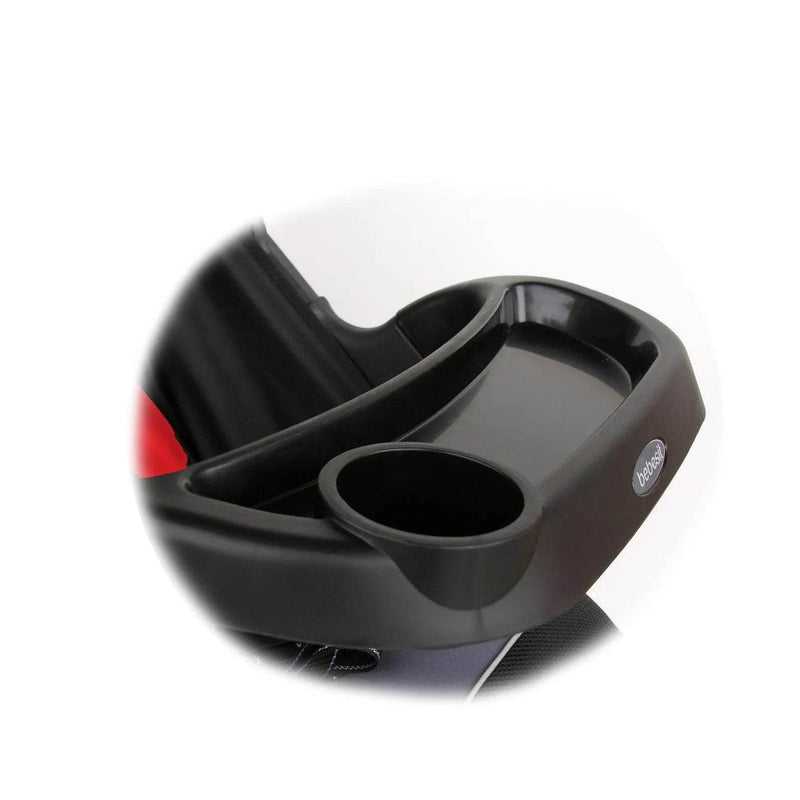 Coche Travel System Fox Negro con Rojo, Bebesit - Kidsclub