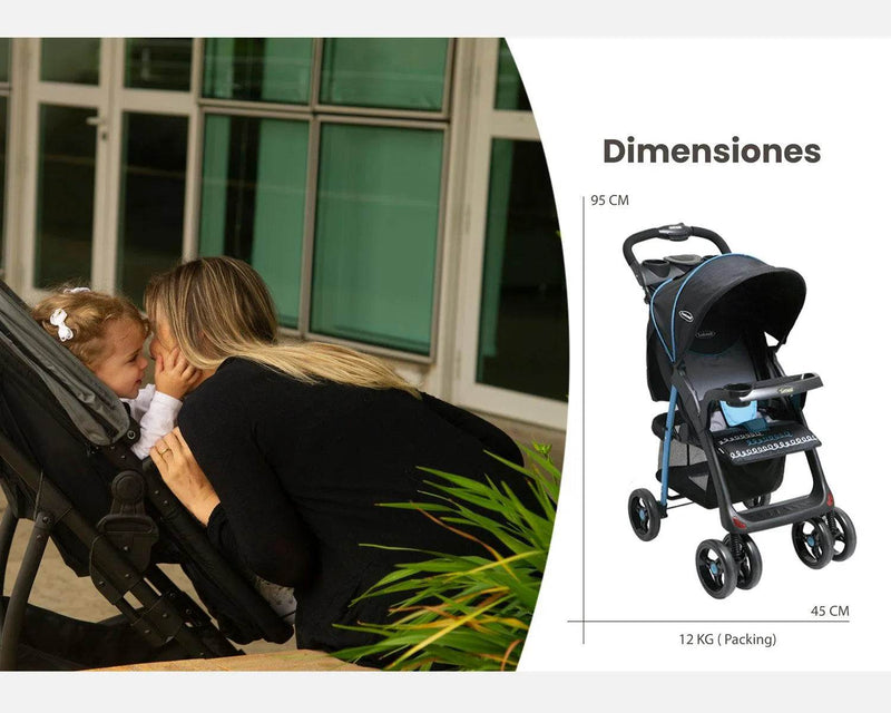 Coche Travel System Jazz Rojo, Bebesit - Kidsclub