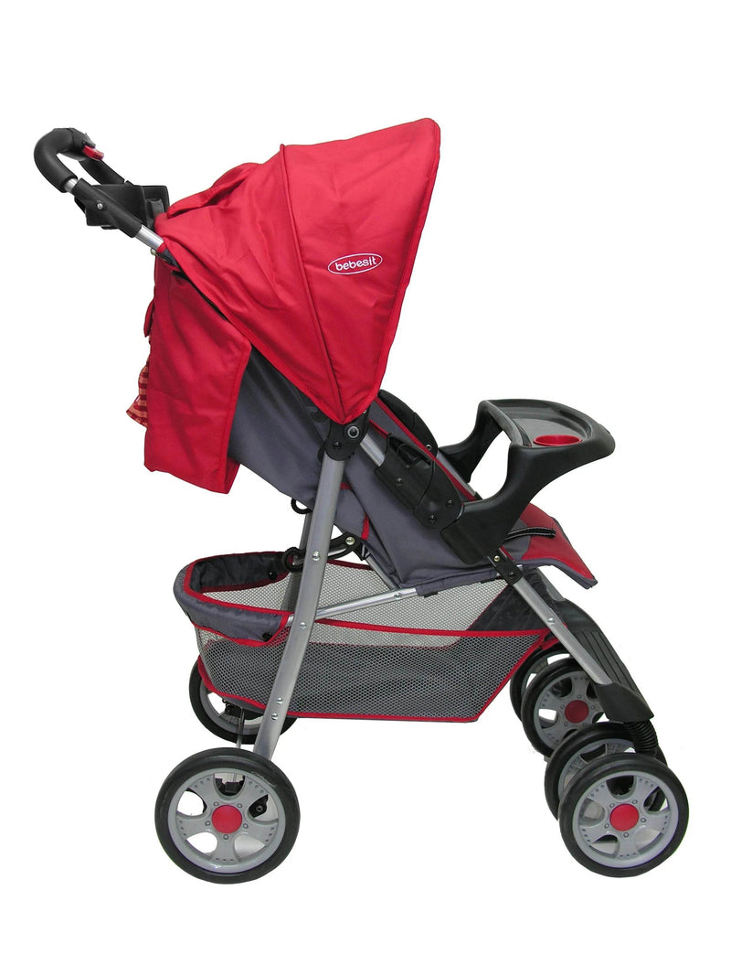 Coche Travel System Zoom Rojo, Bebesit - Kidsclub
