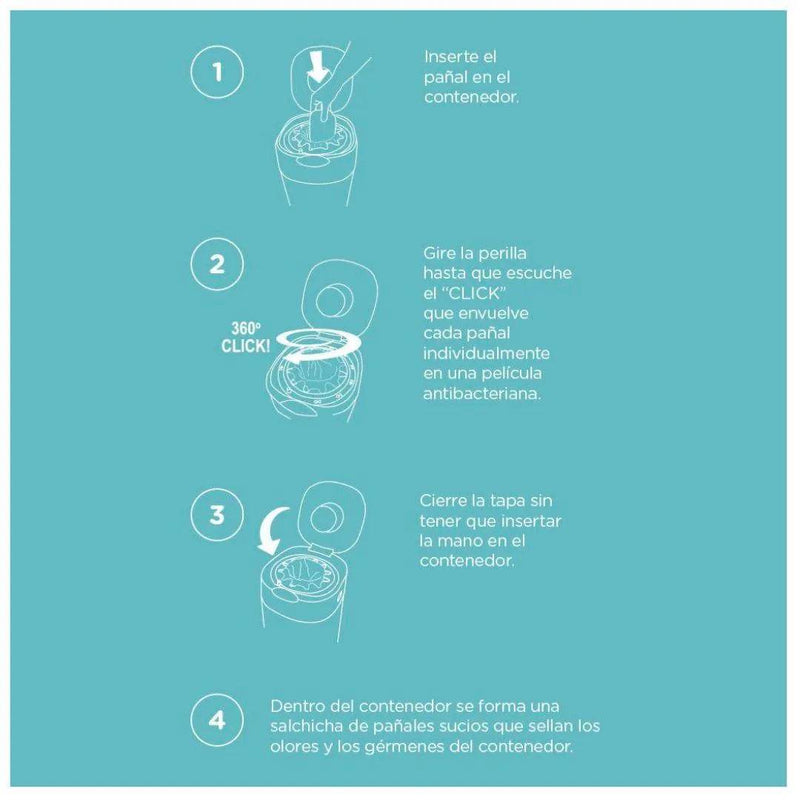 Basurero para Pañales Sangenic, Tommee Tippee - Kidsclub