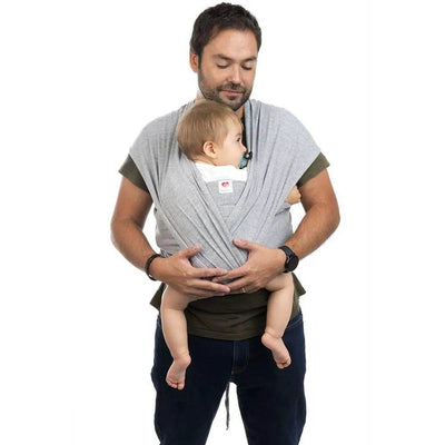 Fular Portabebé De Algodón Gris, Amamantas - Kidsclub