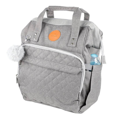 Mochila pañalera open color Gris, Infanti - Kidsclub