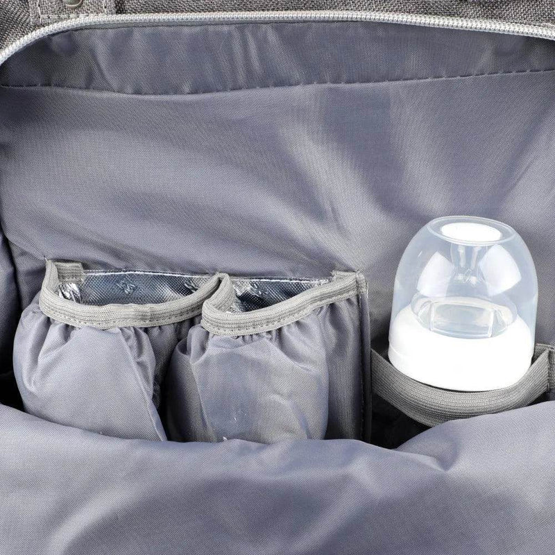 Mochila pañalera open color Gris, Infanti - Kidsclub