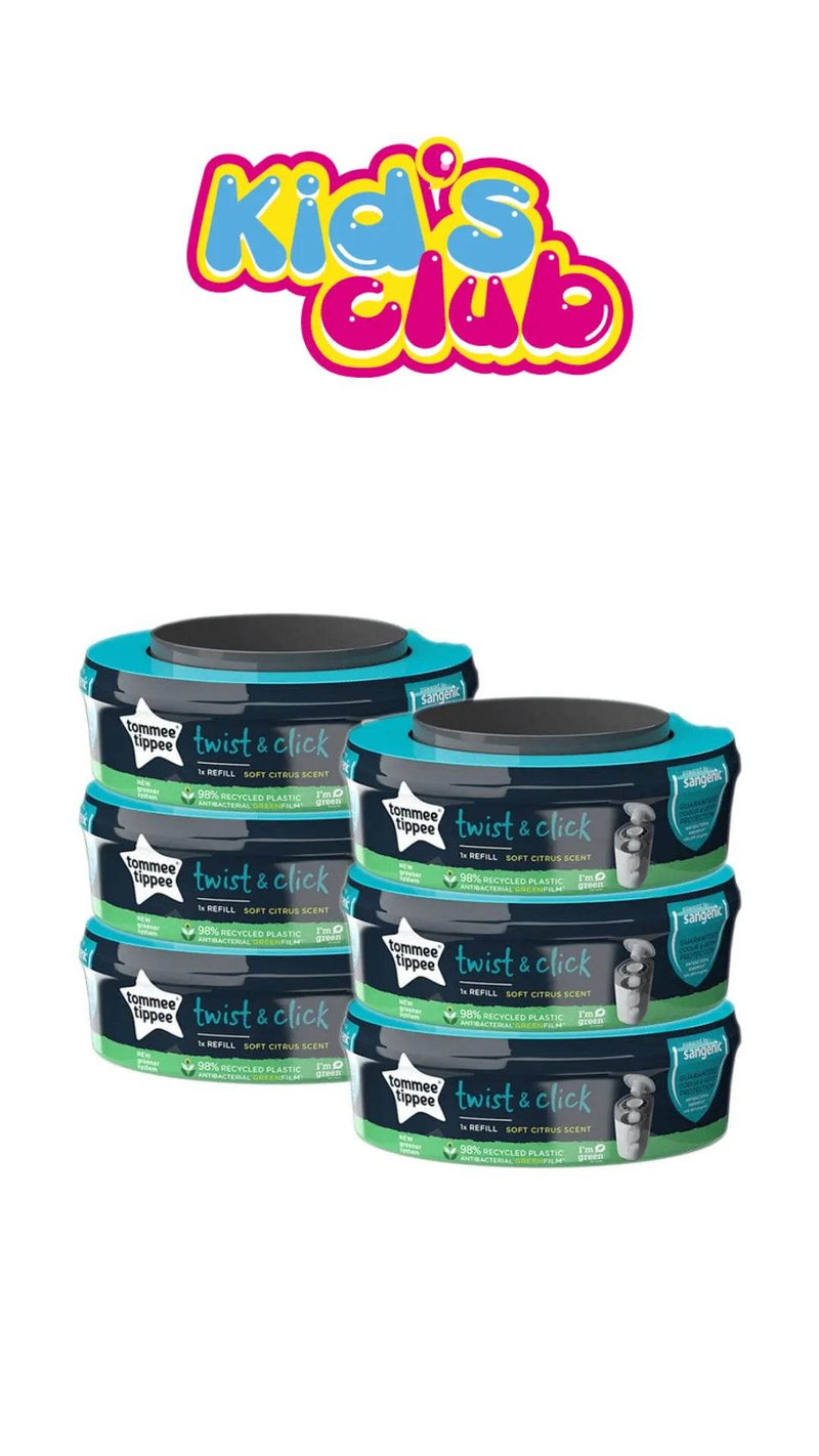 Pack X 6 Repuesto Contenedor Sangenic Twist & Click - Kidsclub