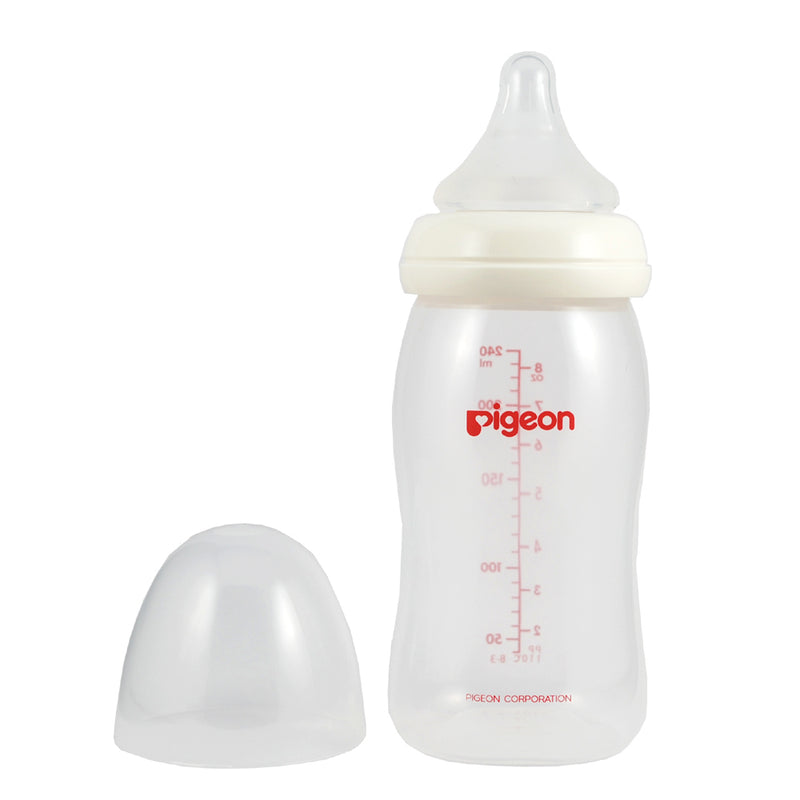 Mamadera Soft Touch boca ancha 240 ml, Pigeon