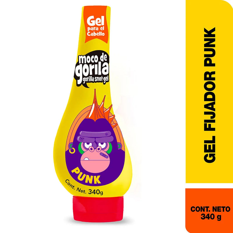 Gel Para Cabello Punk 340 grs, Moco De Gorila
