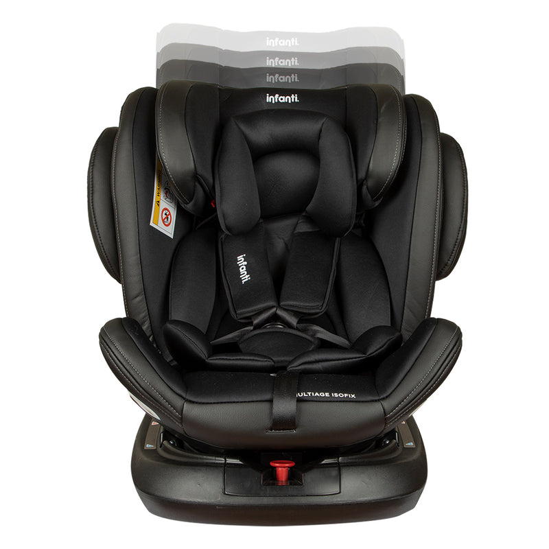 Silla De Auto Convertible Multiage Black, Infanti