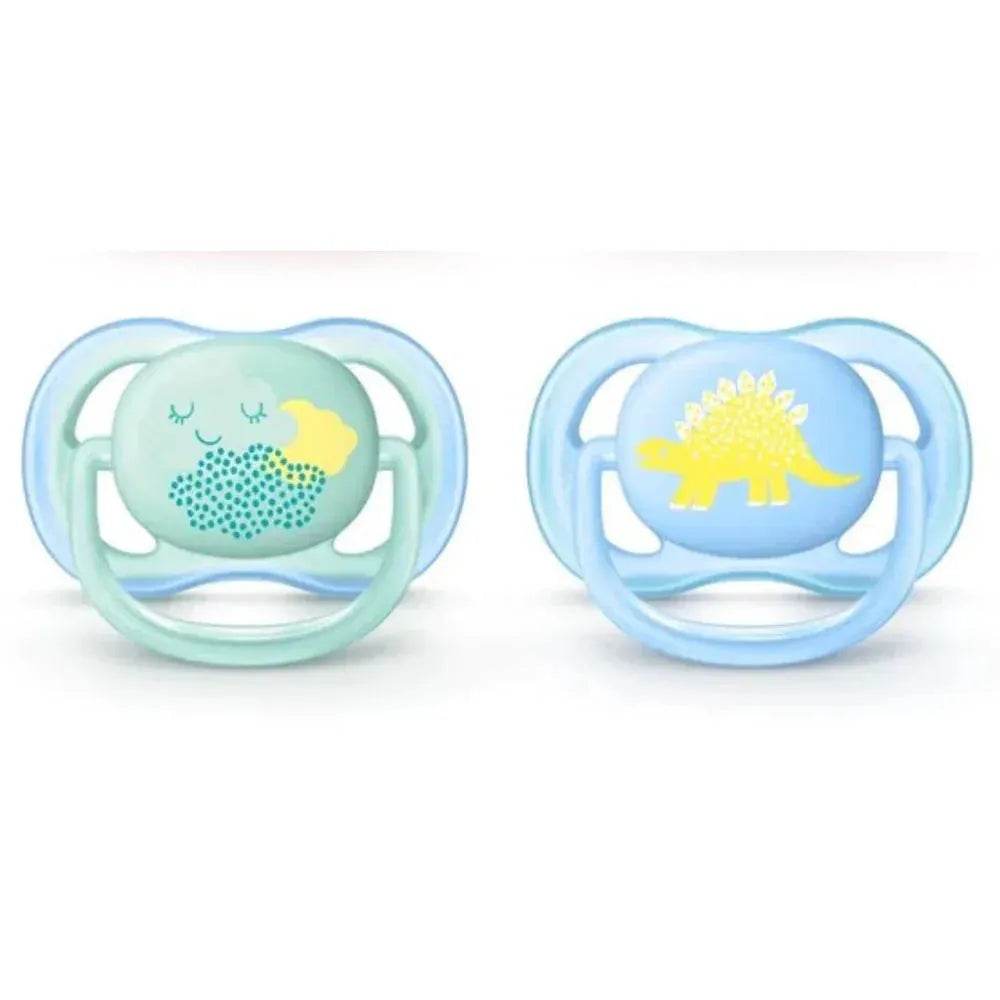 Chupete Ultra Air de 6 a 18 meses  SCF344/21 Celeste, , Philips Avent